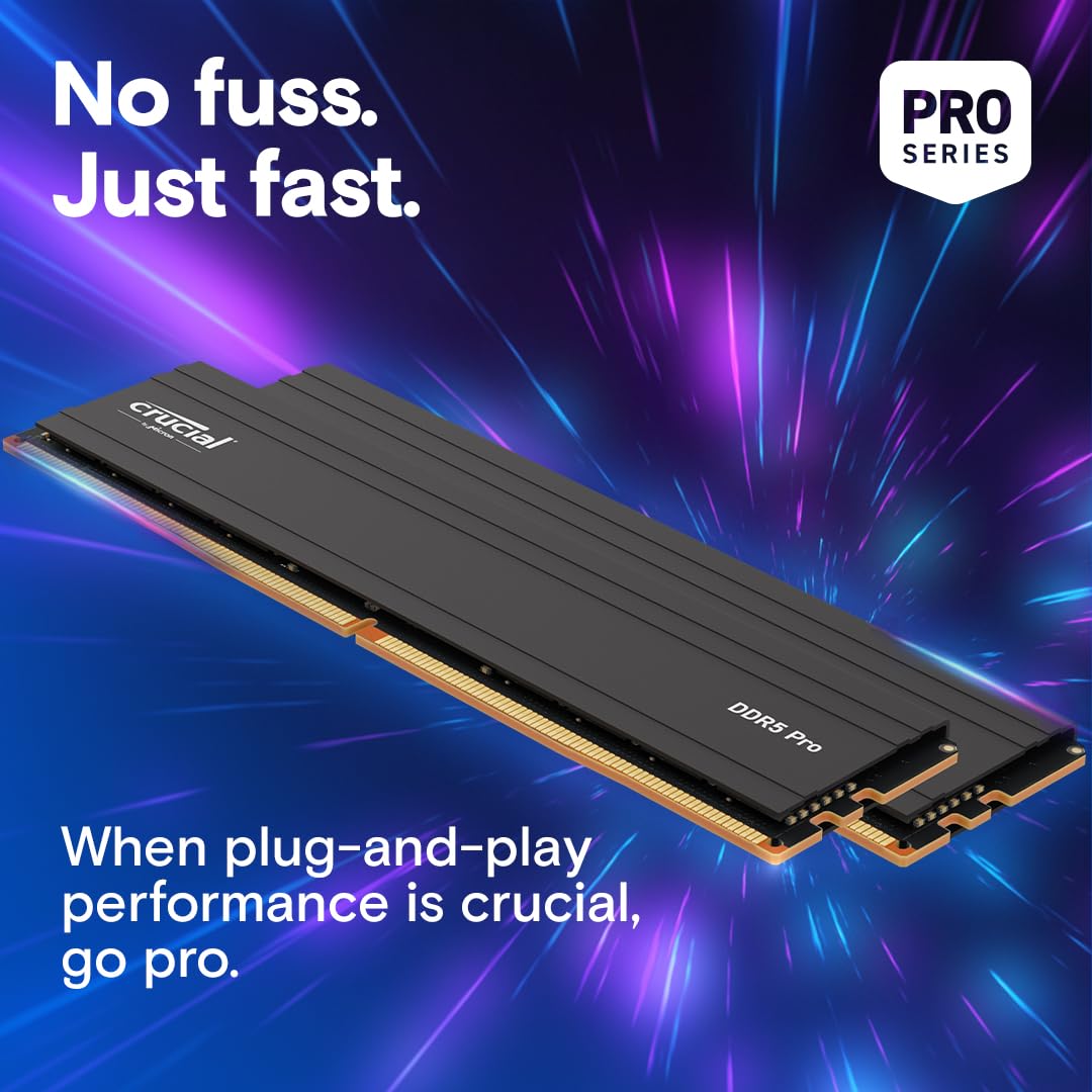 Crucial PRO KIT 5600 CL46 RAM Memory Crucial PRO KIT 5600 CL46 RAM Memory